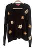 Lilly Pulitzer Black White Brown Gold Pullover Sweater Size L - photo 1