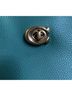 Coach 100% Leather Color Block Teal Blue Tote One size - photo 7