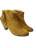 Maje 100% Suede Brown Tan Ankle Boots Size EU 38 - photo 1
