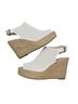 Kenneth Cole New York White Wedges Size 10 - photo 4