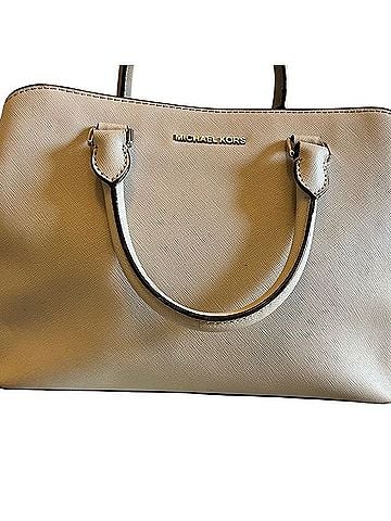 Michael Kors Elegant Cream Satchel Satchel (view 2)