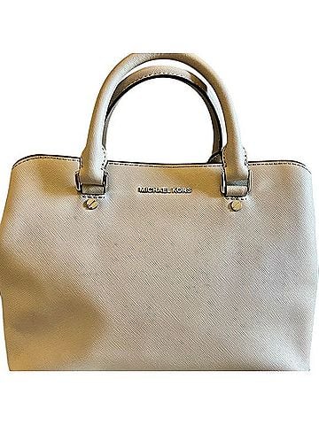 Michael Kors Elegant Cream Satchel Satchel (view 1)