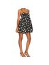 Free People 100% Polyester 100% Viscose Floral Black White Casual Dress Size XS - photo 6