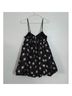 Free People 100% Polyester 100% Viscose Floral Black White Casual Dress Size XS - photo 5