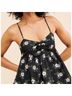 Free People 100% Polyester 100% Viscose Floral Black White Casual Dress Size XS - photo 11