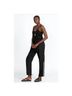 Johnny Was 100% Viscose 100% Polyester Black Cargo Pants Size M - photo 5