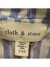 Cloth & Stone Stripes Blue White Tank Top Size XXS - photo 3