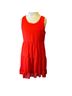 As U Wish 100% Polyester 100% Polyester 100% Polyester 100% Polyester Red Casual Dress Size L - photo 1