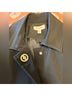 JM Collection 100% Polyester Solid Black Raincoat Size L - photo 6