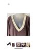 The Great. 100% Cotton Color Block Purple Sweatshirt Size L - photo 5