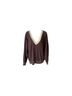 The Great. 100% Cotton Color Block Purple Sweatshirt Size L - photo 2