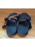 Chaco Multi Color Black Sandals Size 7 - photo 7