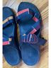 Chaco Multi Color Black Sandals Size 7 - photo 3