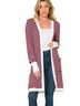 Heimish U.S.A Stripes Red White Cardigan Size one size - photo 1