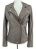 IRO 100% Leather Solid Brown Leather Jacket Size 6 - photo 1