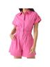 Hunter Bell 100% Cotton Solid Pink Jumpsuit Size 6 - photo 1