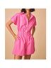 Hunter Bell 100% Cotton Solid Pink Jumpsuit Size 6 - photo 7