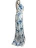 Lulus Floral White Blue Casual Dress Size XL - photo 5