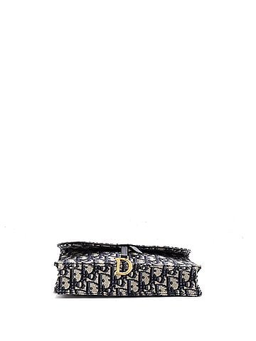 Christian Dior Saddle Chain Clutch Oblique Canvas (view 2)