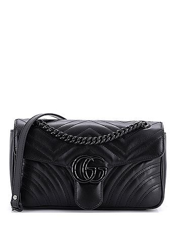 Gucci GG Marmont Flap Bag Matelasse Leather Medium (view 1)