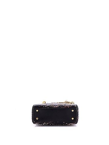 Christian Dior Lady Dior Chain Bag Embroidered Calfskin Mini (view 2)