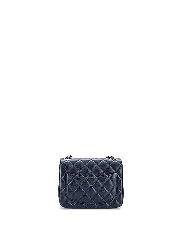 Chanel Square Classic Single Flap Bag Quilted Caviar Mini (view 2)