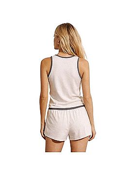 Plush Plush Contrast Trim Jersey Lounge Set Shorts (view 2)