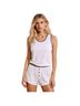 Plush Solid White Gray Shorts Size XL - photo 1