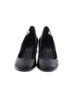 Tory Burch 100% Leather Solid Black Heels Size 6 1/2 - photo 1