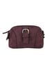 BOC Purple Burgundy Leather Crossbody Bag One size - photo 1