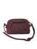 BOC Purple Burgundy Leather Crossbody Bag One size - photo 2