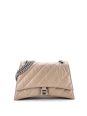 Balenciaga Crush Chain Flap Bag Quilted Crushed Calfskin Medium (view 1)