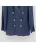 Alex Mill 100% Linen 100% Cotton 100% Polyester Blue Blazer Size XS - photo 5