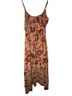 Max + Ash Orange Red Burgundy Casual Dress Size M - photo 2