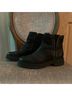 Miz Mooz Black Silver Ankle Boots Size 8 1/2 - photo 3