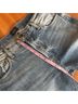Khaite 100% Cotton Blue Jeans Size 26 waist - photo 11