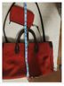 Dooney & Bourke 100% Canvas Solid Red Leather Tote One size - photo 3