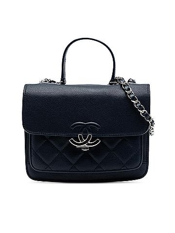 Chanel Small Quilted Goatskin CC Box Flap (view 1)