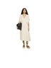 Samsoe Samsoe 100% Recycled Polyester Polka Dots Tan Ivory White Casual Dress Size S - photo 9