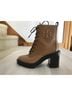 Tory Burch 100% Leather Tan Boots Size 6 1/2 - photo 5