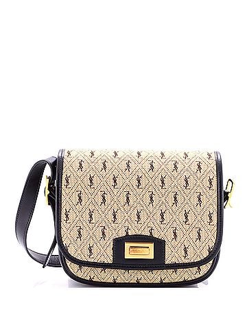 Saint Laurent Flap Satchel Monogram All Over Canvas and Leather Small (view 1)