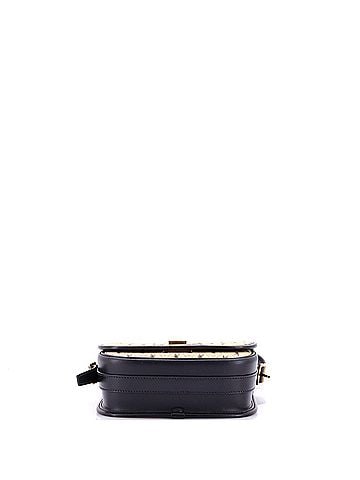 Saint Laurent Flap Satchel Monogram All Over Canvas and Leather Small (view 2)