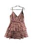 DB Studio 100% Polyester 100% Polyester Floral Multi Color Cocktail Dress Size 16 - photo 1