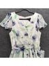 DKNY 100% Polyester 100% Polyester 100% Polyester Floral Multi Color Cocktail Dress Size 12 - photo 5