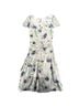 DKNY 100% Polyester 100% Polyester 100% Polyester Floral Multi Color Cocktail Dress Size 12 - photo 2