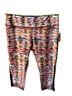 Pink Lotus Aztec Or Tribal Print Pink Orange Active Pants Size XL - photo 1