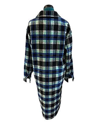 Sanctuary for Anthropologie Cora Plaid Shirt Jacket Coat (view 2)