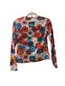 Reel Legends 100% Polyester Floral Red Blue Long Sleeve Top Size XS - photo 2