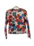 Reel Legends 100% Polyester Floral Red Blue Long Sleeve Top Size XS - photo 1