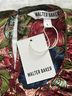 Walter Baker 100% Polyester Floral Green Red Long Sleeve Blouse Size L - photo 3
